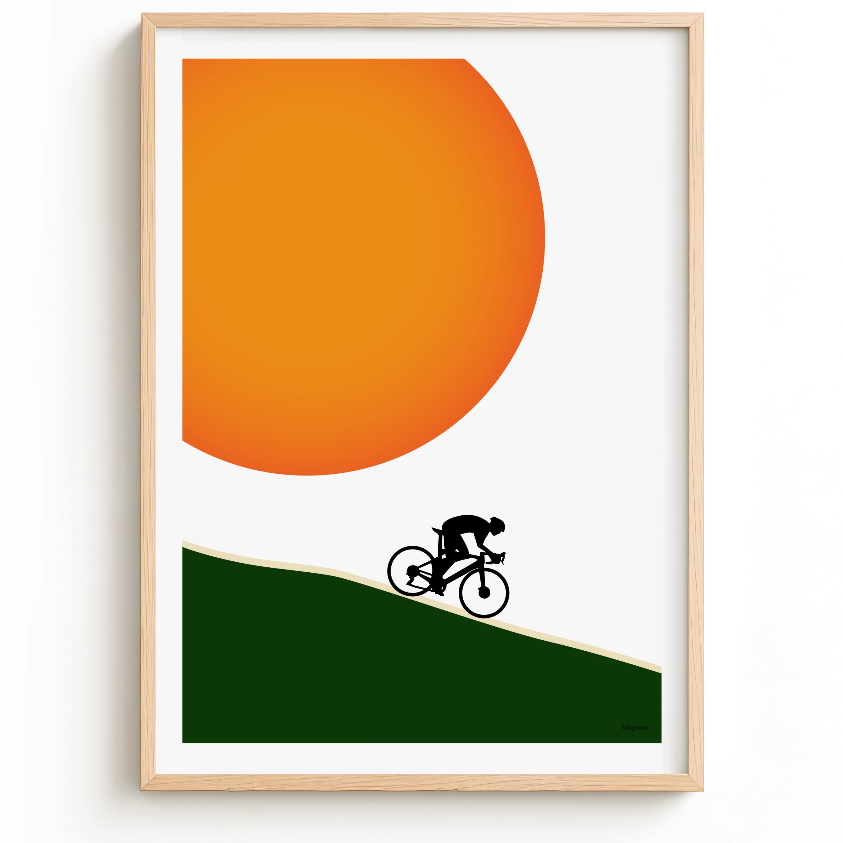 Silhouette rider - Downhill