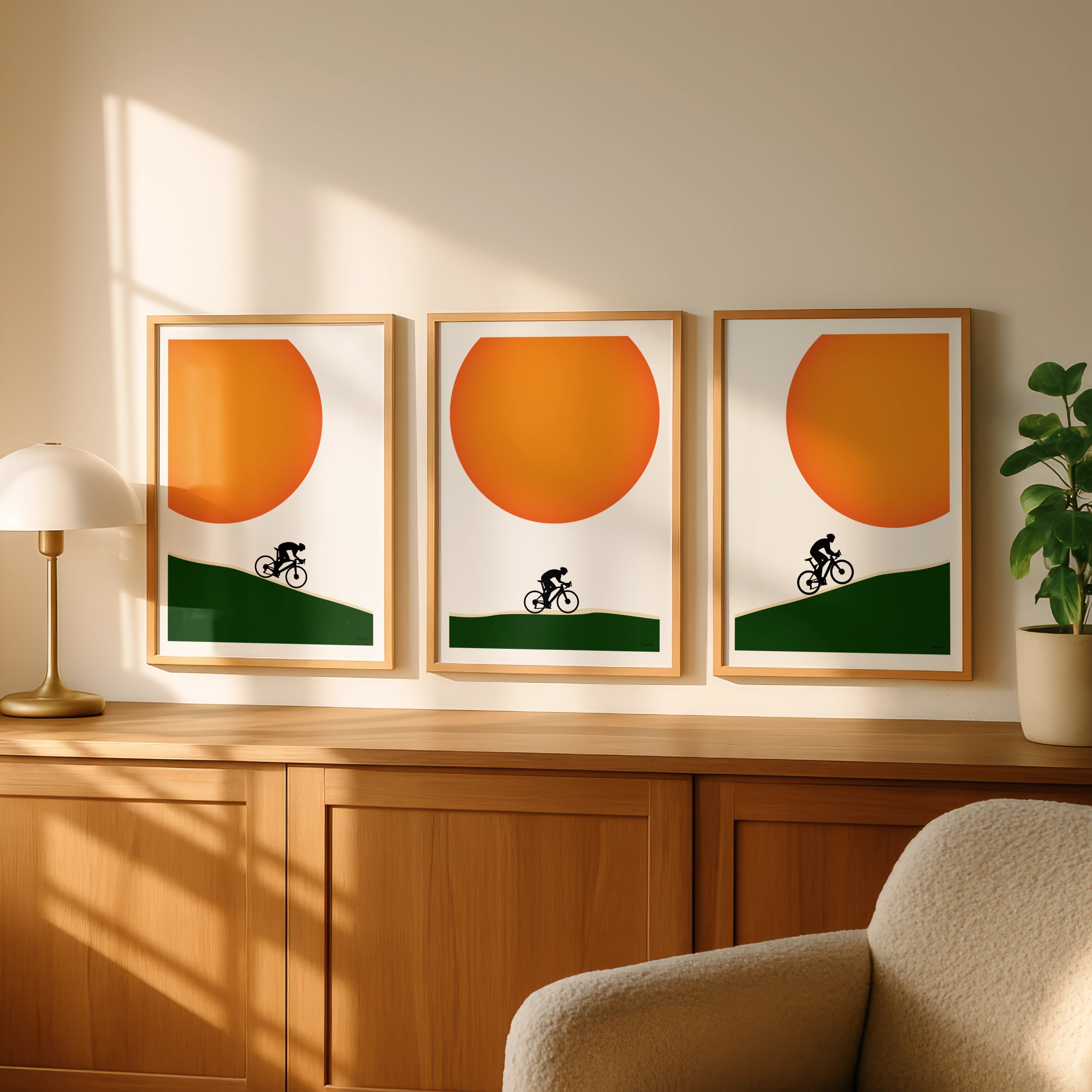 Silhouette rider - Downhill