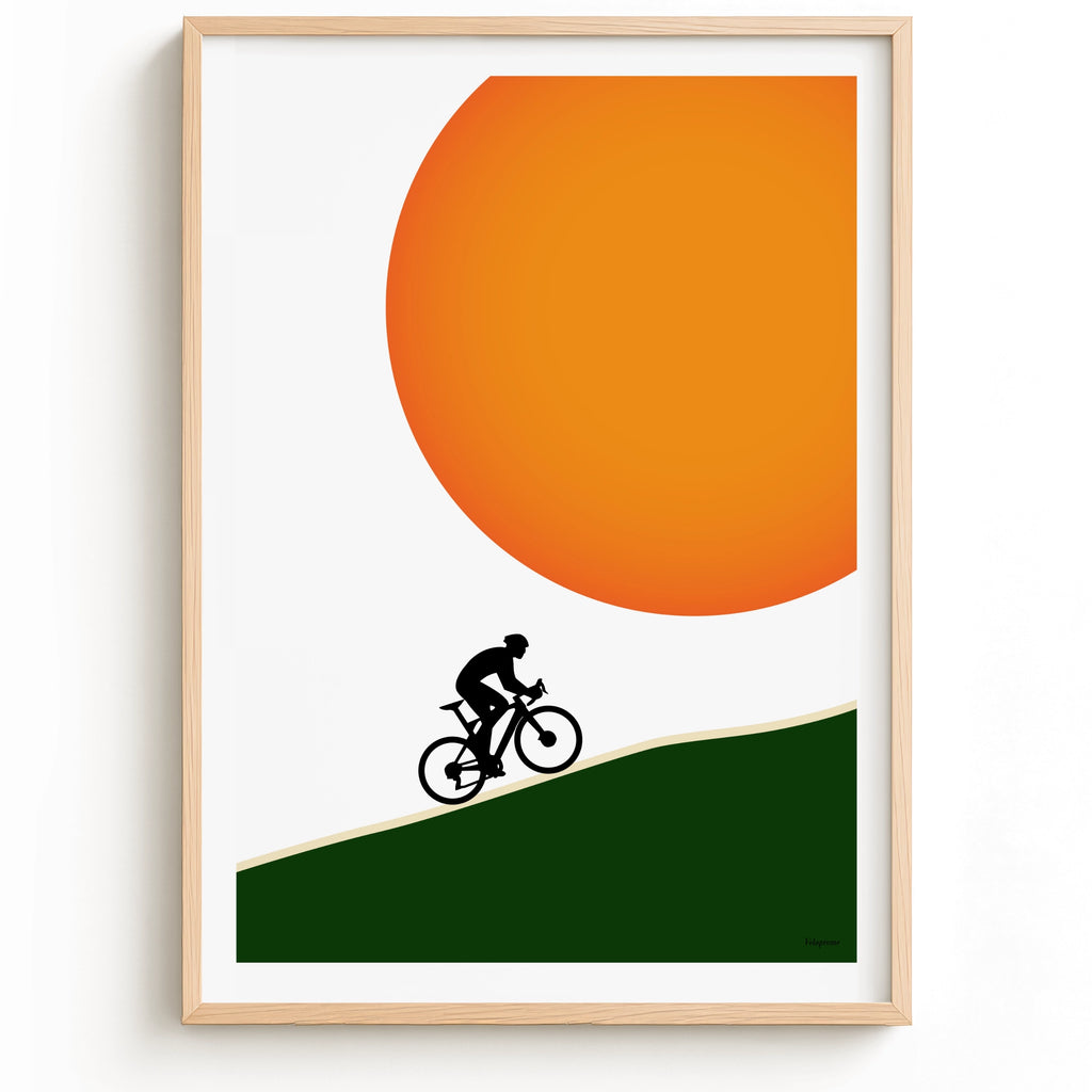 Silhouette rider - Uphill